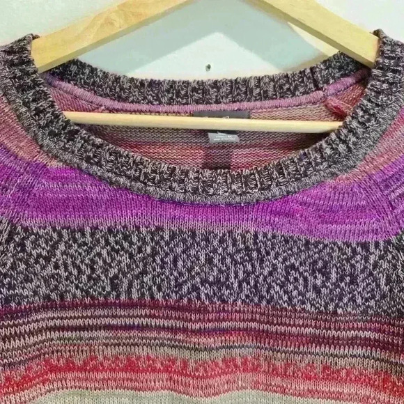 Eddie Bauer Women's Long Sleeve Multicolor Pullover Sweater Size M - Picture 2 of 11